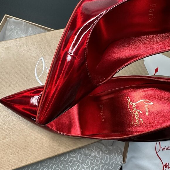 Christian Louboutin SO KATE 120 Psychic Patent Leather Pumps Heels - Picture 6 of 8
